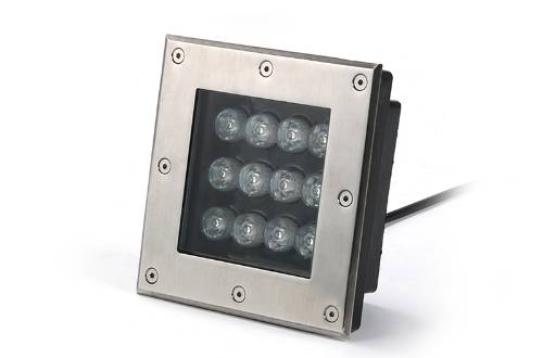12W Square LED Inground Light 160x160mm