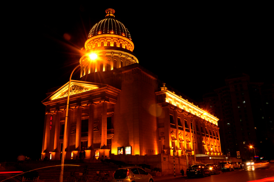LED lights - tianjin at night